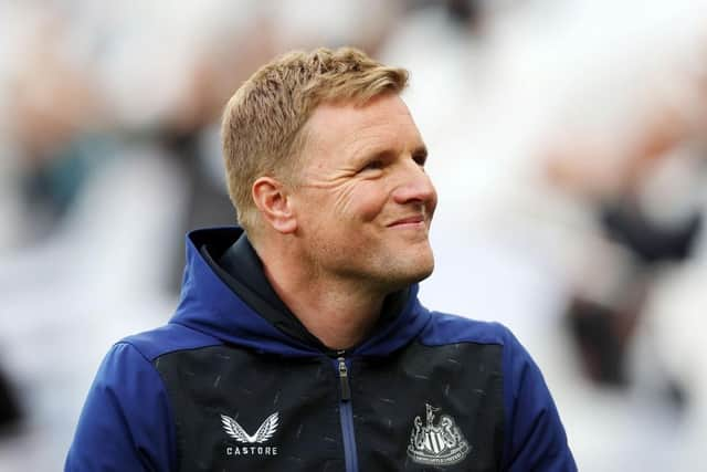 Newcastle United head coach Eddie Howe.