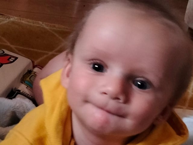 Seven-month-old Dylan-Thomas. Picture: Corinna Lovatt