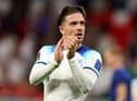 Jack Grealish applauds fans after England's win over Wales.