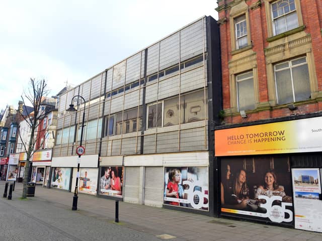 Empty King Street shops, in South Shields town centre, are to be demolished as part of the £100m regeneration of the town.