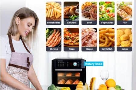 The T31 has 12 cooking presets on the front along with preheat and keep warm functions