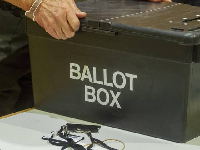 A ballot box