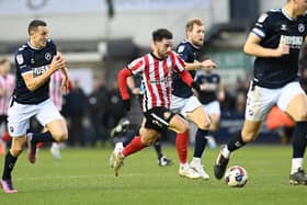 Patrick Roberts in action at The Den