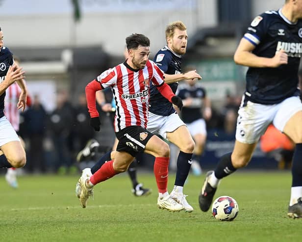 Patrick Roberts in action at The Den