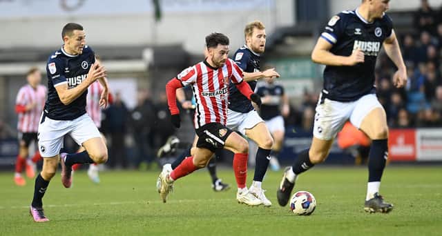 Patrick Roberts in action at The Den