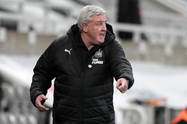 Newcastle United head coach Steve Bruce. (Photo by RICHARD SELLERS/POOL/AFP via Getty Images)