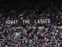 Fans at St James's Park for Newcastle United Women's game against Alnwick Town Ladies in May.