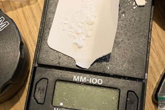 Officers were able to seize the substances after arresting a man who had been evading arrest.