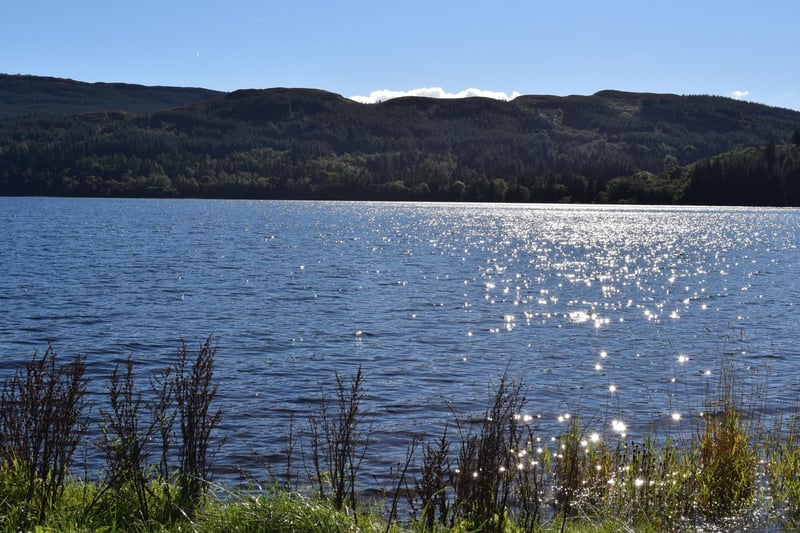 It's possible to walk all the way around Loch Venachar, near Callander, with a stop at Venachar Lochside Cafe for lunch or a coffee. The route is around 11 miles, but there is also a shorter 4.5 mile walk on the south bank for those with less time.