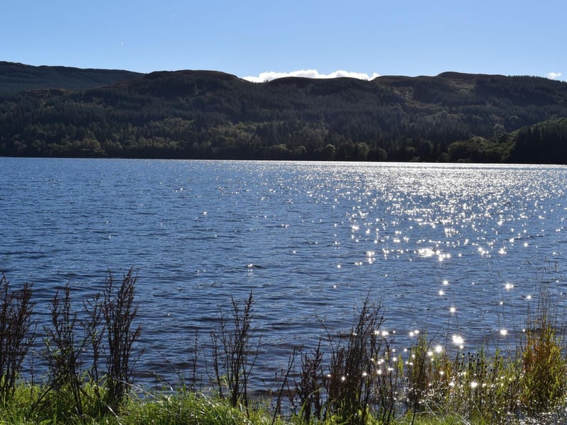 It's possible to walk all the way around Loch Venachar, near Callander, with a stop at Venachar Lochside Cafe for lunch or a coffee. The route is around 11 miles, but there is also a shorter 4.5 mile walk on the south bank for those with less time.