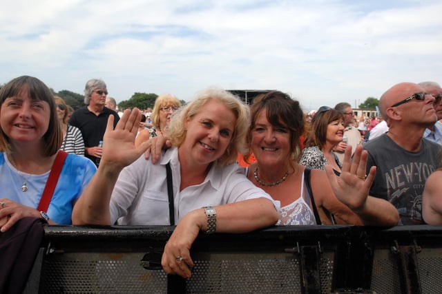 Watching 10cc in the park 8 years ago.