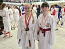 Dokan medallists Rebecca Davis, left, and Grace Young.