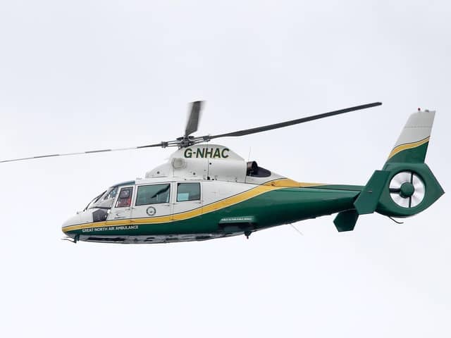 The Great North Air Ambulance was called to South Shields