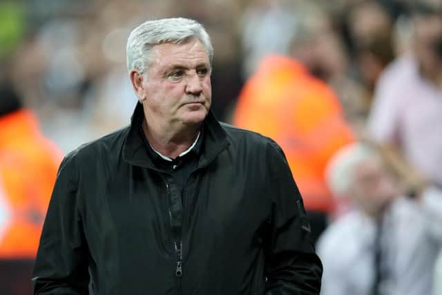 Steve Bruce, Manager of Newcastle United. (Photo by Ian MacNicol/Getty Images)