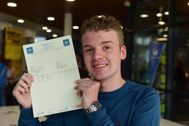 A level results at Harton Academy with Scott Morrow.