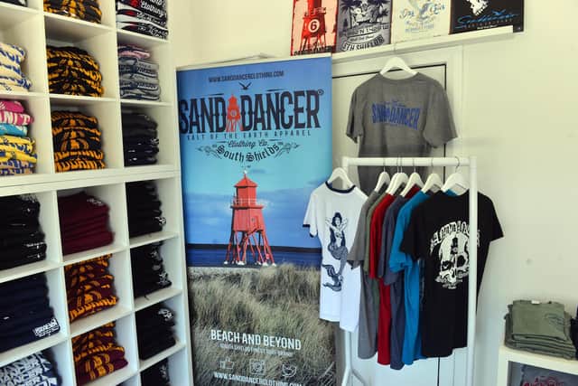 Inside the new Sanddancer Clothing Co. shop.