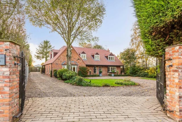 Accompanied by private land spanning almost an acre, this four bedroom property is worth £750,000.