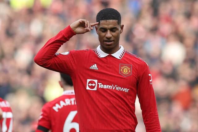 Marcus Rashford will be Manchester United's key man on Sunday (Photo by Matthew Peters/Manchester United via Getty Images)