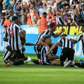 Newcastle United return to action after their draw with Manchester City when they face Tranmere Rovers (Photo by LINDSEY PARNABY/AFP via Getty Images)