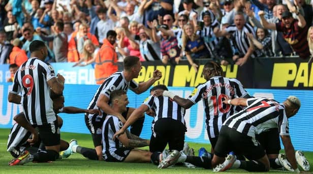 Newcastle United return to action after their draw with Manchester City when they face Tranmere Rovers (Photo by LINDSEY PARNABY/AFP via Getty Images)