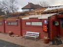 Extensive damage to South Shields and Westoe Club caused by Storm Arwen.

Picture by Duncan Murray.