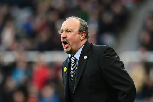 Everton's Rafa Benitez has distanced himself from any rumours linking him with a move to Newcastle United (Photo by Mark Runnacles/Getty Images)