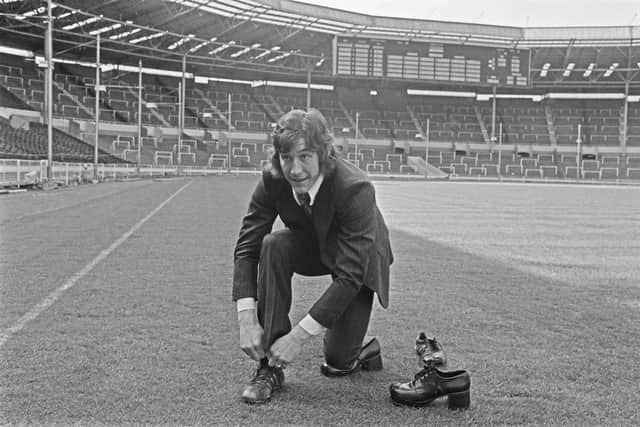 Vic Halom played as centre forward in the Sunderland team that won the FA Cup in 1973.