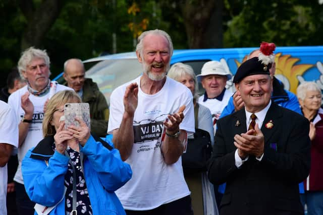 Out in force to remember Len Gibson and his comrades.