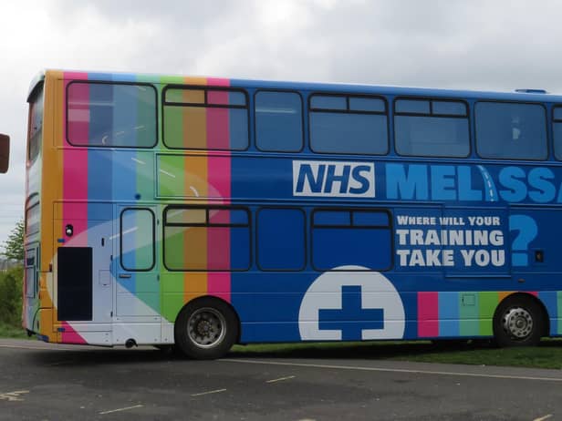 The Melissa bus will be used in locations across South Tyneside to help offer people their Covid jab.