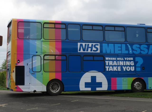 The Melissa bus will be used in locations across South Tyneside to help offer people their Covid jab.
