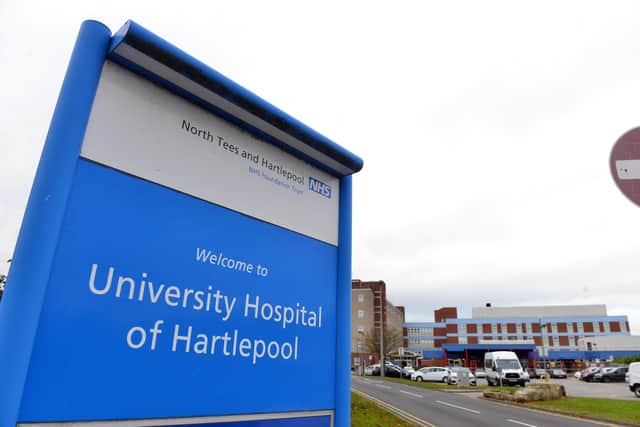 Hartlepool's NHS trust saw a reduction in the amount of patients being admitted with Covid-19.