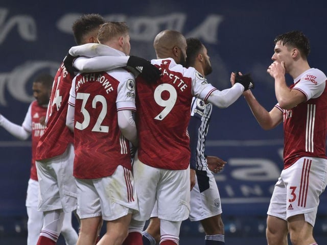 Arsenal have scored the lowest amount of goals out of the teams in the top half of the table with 27 from 247 shots.