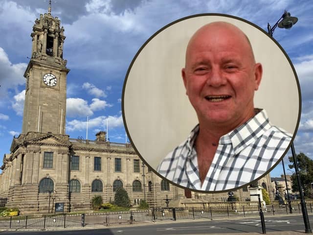 Former councillor John Robertson, who has resigned his seat