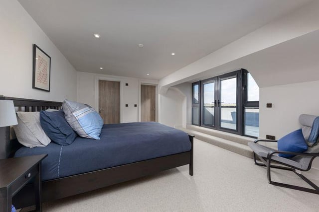 The flat has a total of three double bedrooms.