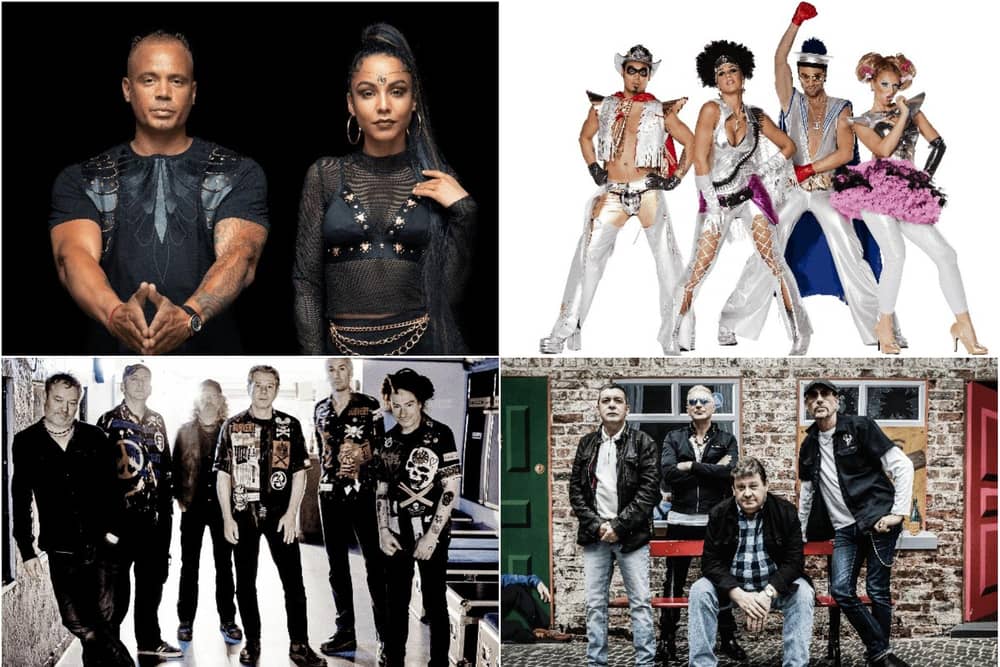 Some of the acts set to perform.