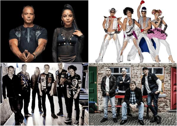 Some of the acts set to perform.