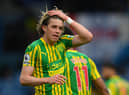 LEEDS, ENGLAND - MAY 23: Conor Gallagher of WBA reacts during the Premier League match between Leeds United and West Bromwich Albion at Elland Road on May 23, 2021 in Leeds, England. (Photo by Stu Forster/Getty Images)