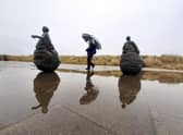 Flooding at Littlehaven beach weebles.