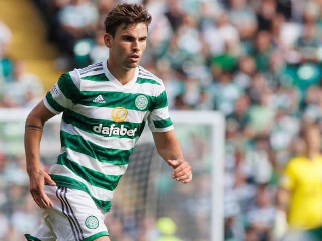 Celtic midfielder Matt O'Riley (Photo by Steve  Welsh/Getty Images)
