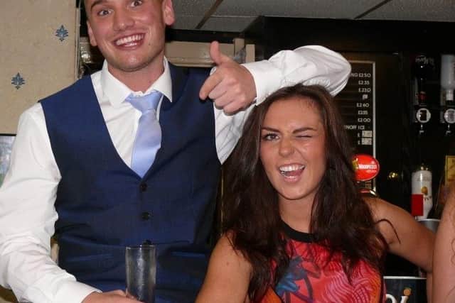 Dez Heslop and Rebecca Ward