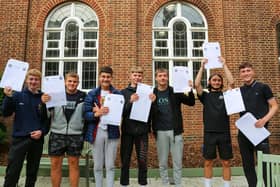 Harton Academy students celebrate their GCSE success. Image by Jason Oshin/Harton Academy.