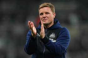 Newcastle Untied head coach Eddie Howe.