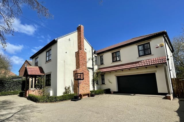 This six bed detached house is located on Burdon Road in Cleadon and is on sale for £995,000 with Alfred Pallas.