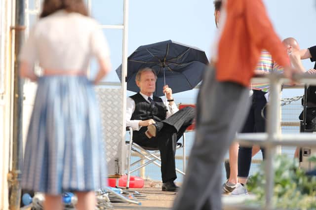 Bill Nighy was spotted filming at Worthing Lido in June 2021. Living is set in 1950s London and the screenplay is by Nobel and Booker Prize winner Kazuo Ishiguro. It is the story of an ordinary man, reduced by years of oppressive office routine to a shadow existence, who at the eleventh hour makes a supreme effort to turn his dull life into something wonderful – into one he can say has been lived to the full.