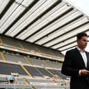 Florian Thauvin arrives at St James's Park in December 2015.