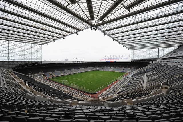 A general view of St. James' Park, home of Newcastle United.