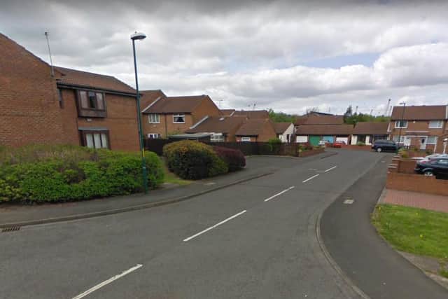 The robbery happened in Cook Close, South Shields. Image copyright Google Maps.