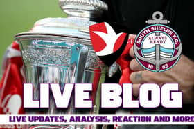 South Shields take on Cheltenham Town at the Jonny-Rocks Stadium this afternoon.