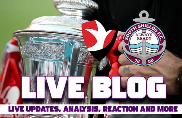 South Shields take on Cheltenham Town at the Jonny-Rocks Stadium this afternoon.