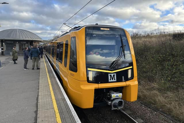 A Tyne and Wear Metro train.